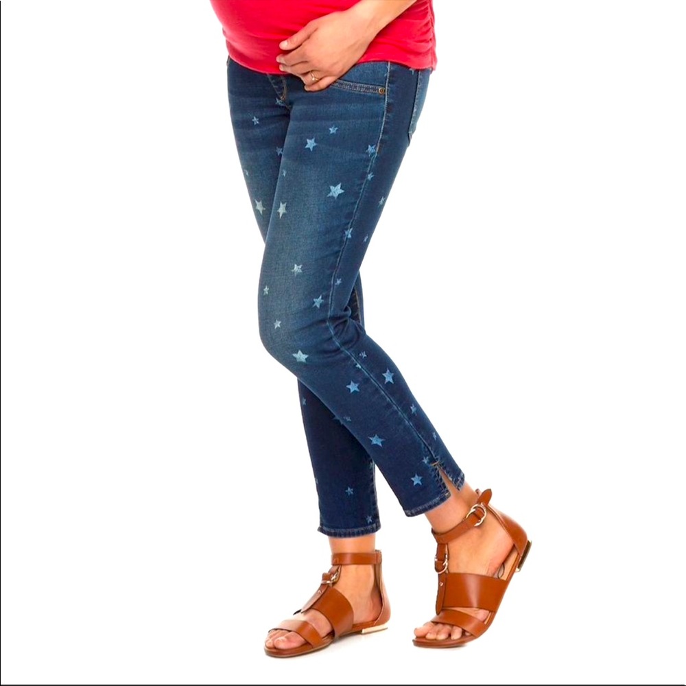 🤰🏼HPx3!! 🥳 a:glow | Full Belly Panel Cropped Jeggings